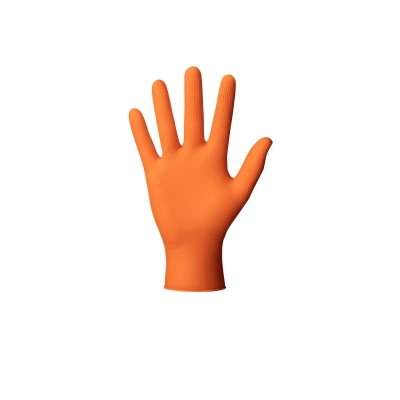 Guanti in Nitrile Resistente Go Grip Arancioni