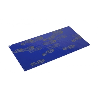 Tappeto adesivo blu decontaminante