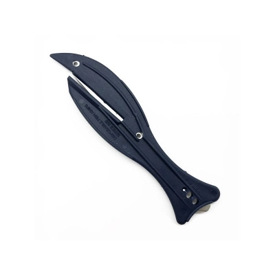 Taglierino detectabile con lama fissa in acciaio Inox Fish 600 | Wirfly