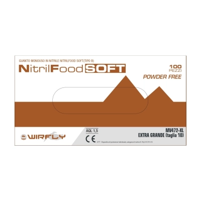 Guanti in Nitrile Azzurri Medio Spessore 4,5 gr per Alimenti