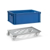 Base inox rettangolare per cassette 60x40