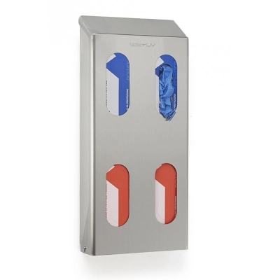 Dispenser inox per 4 box guanti  | Wirfly