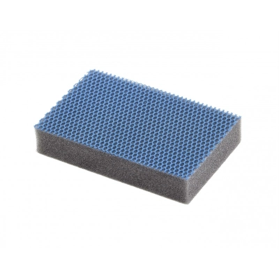 Spugne abrasive antigraffio colorate con supporto nero conf. 4 pz.