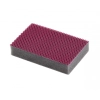 Spugne abrasive antigraffio colorate con supporto nero conf. 4 pz.