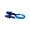 Inserti auricolari detectabili blu a 3 flange