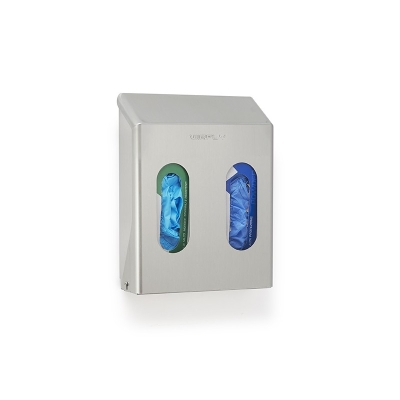 Dispenser inox per guanti 2 box