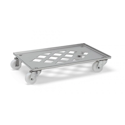 Base inox rettangolare per cassette | Wirfly