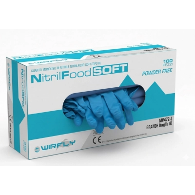 Guanti NITRIL SOFT per alimenti - Spessore 4,5 g