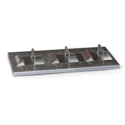 Base inox supporto per pale senza ruote