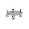 Base inox rotonda per contenitori da 75 lt