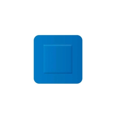 CEROTTI detectabili (METAL DETECTOR) 38x38 mm. Waterproof. BLU conf. 100 pz.